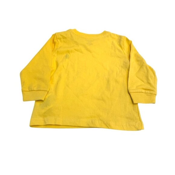 Ralph Lauren Baby Yellow Girls Boys Cotton Long Sleeve Tee Shirt 3 Months NWOT - Picture 2 of 5